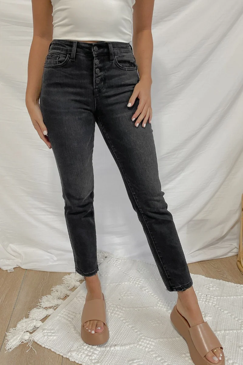 Flying Monkey: Amie Straight Leg Jeans - Image 2