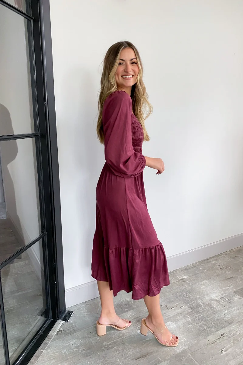 Forever And Always Midi Dress - Image 3