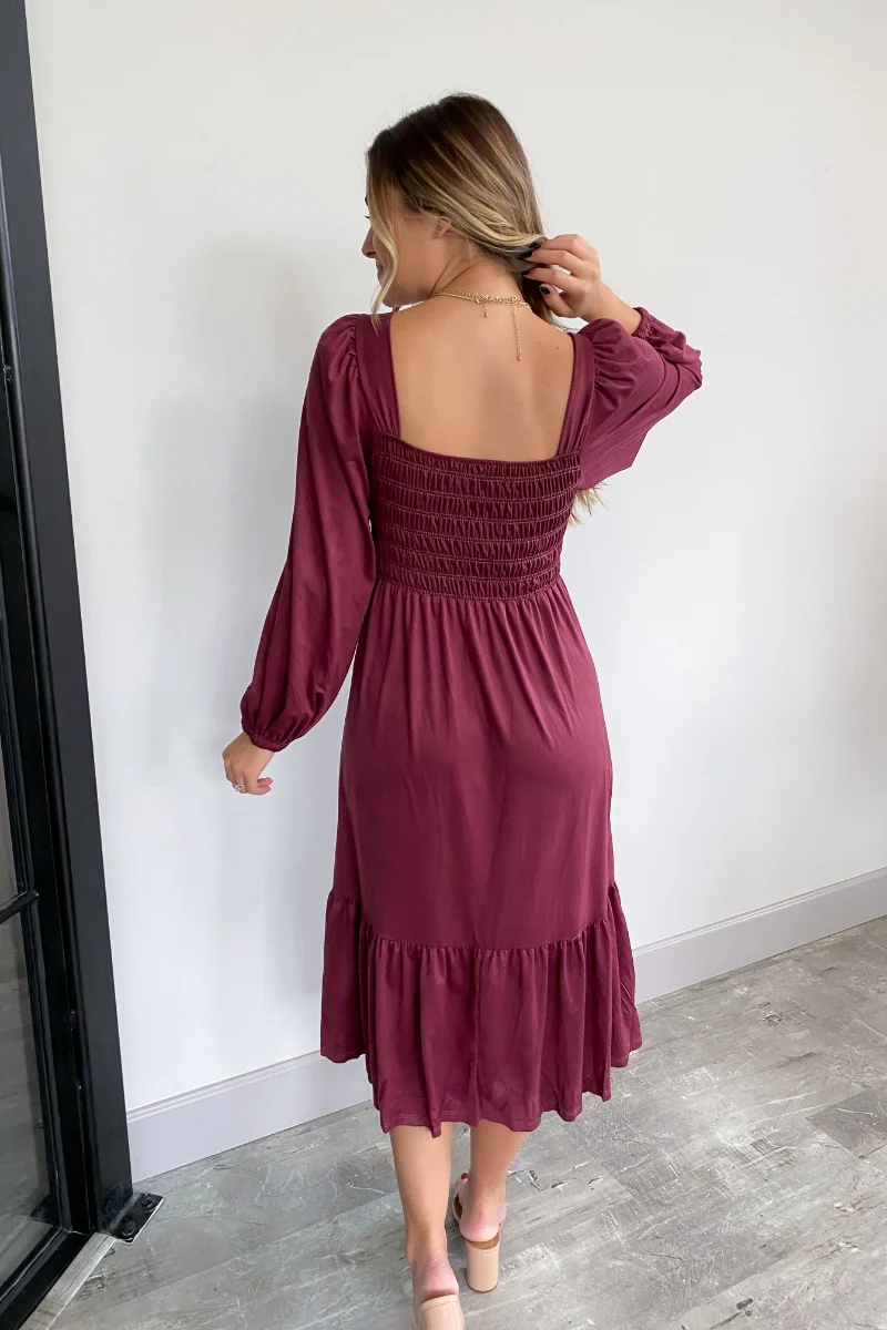 Forever And Always Midi Dress - Image 4