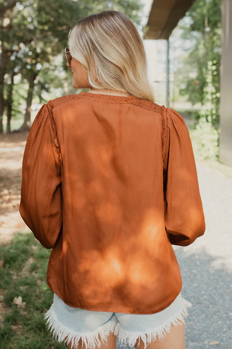 Forever Young Top in Caramel - Image 6