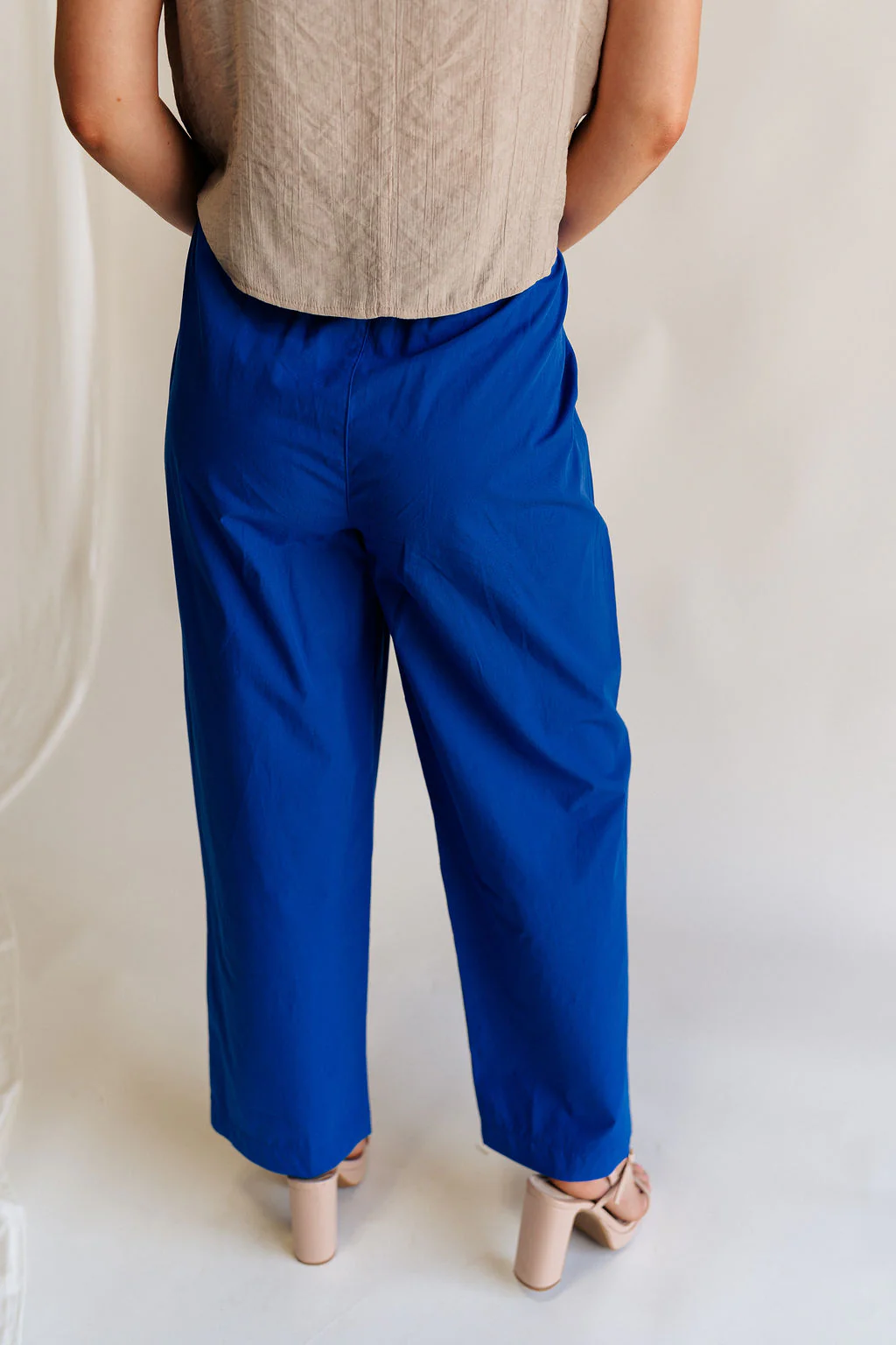 Freya Cobalt Blue Straight Leg Pants - Image 7