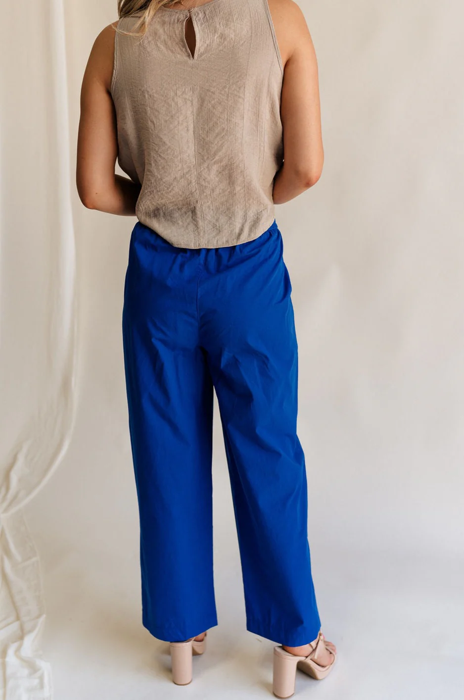 Freya Cobalt Blue Straight Leg Pants - Image 8
