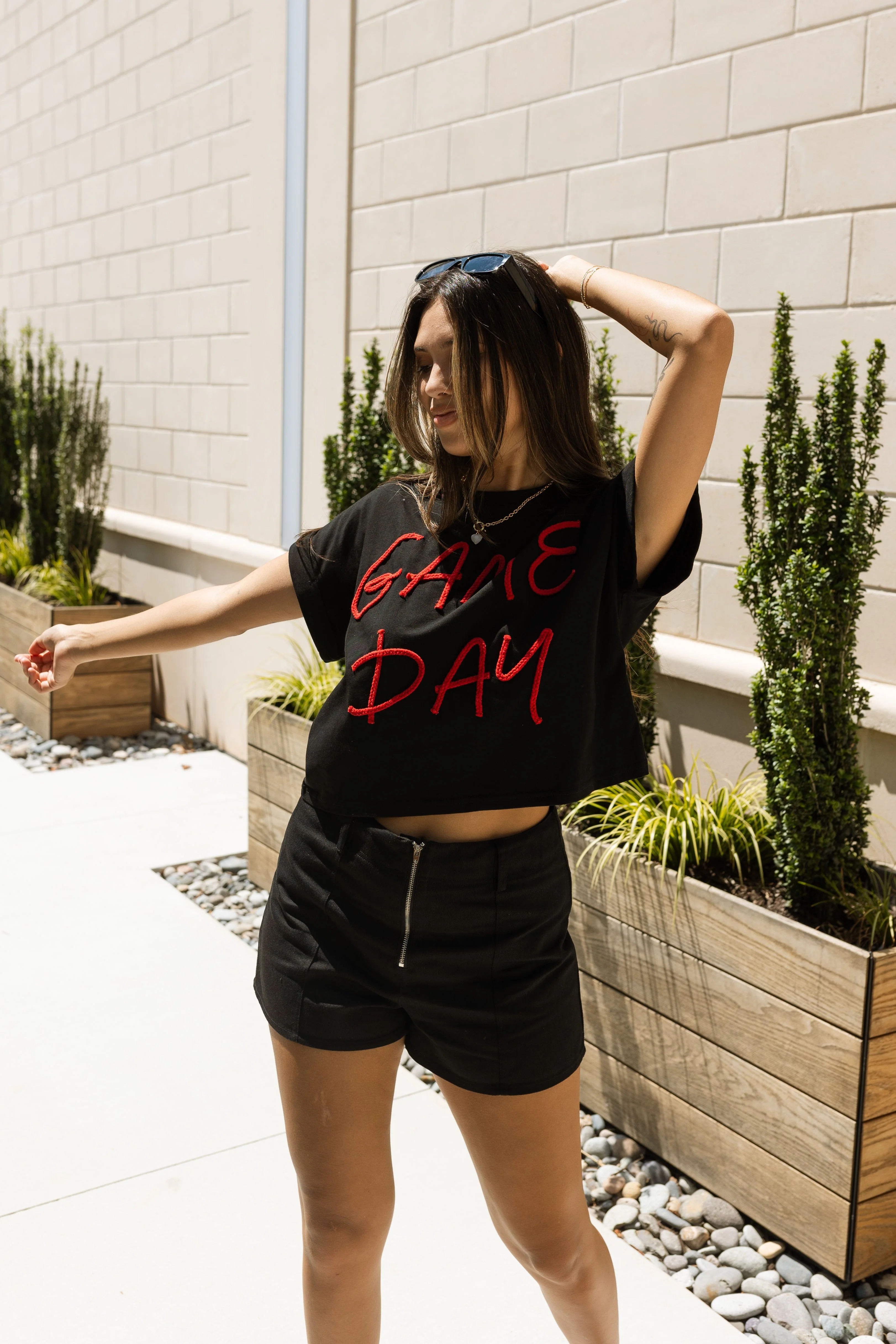 Game Day Black & Red Top - Image 3