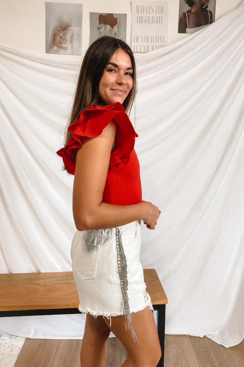 Game-On Bodysuit In Red - Image 2