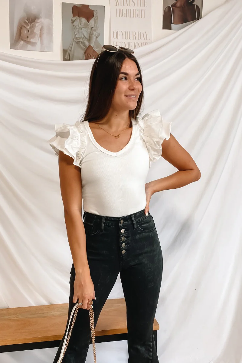 Game-On Bodysuit In White - Image 2