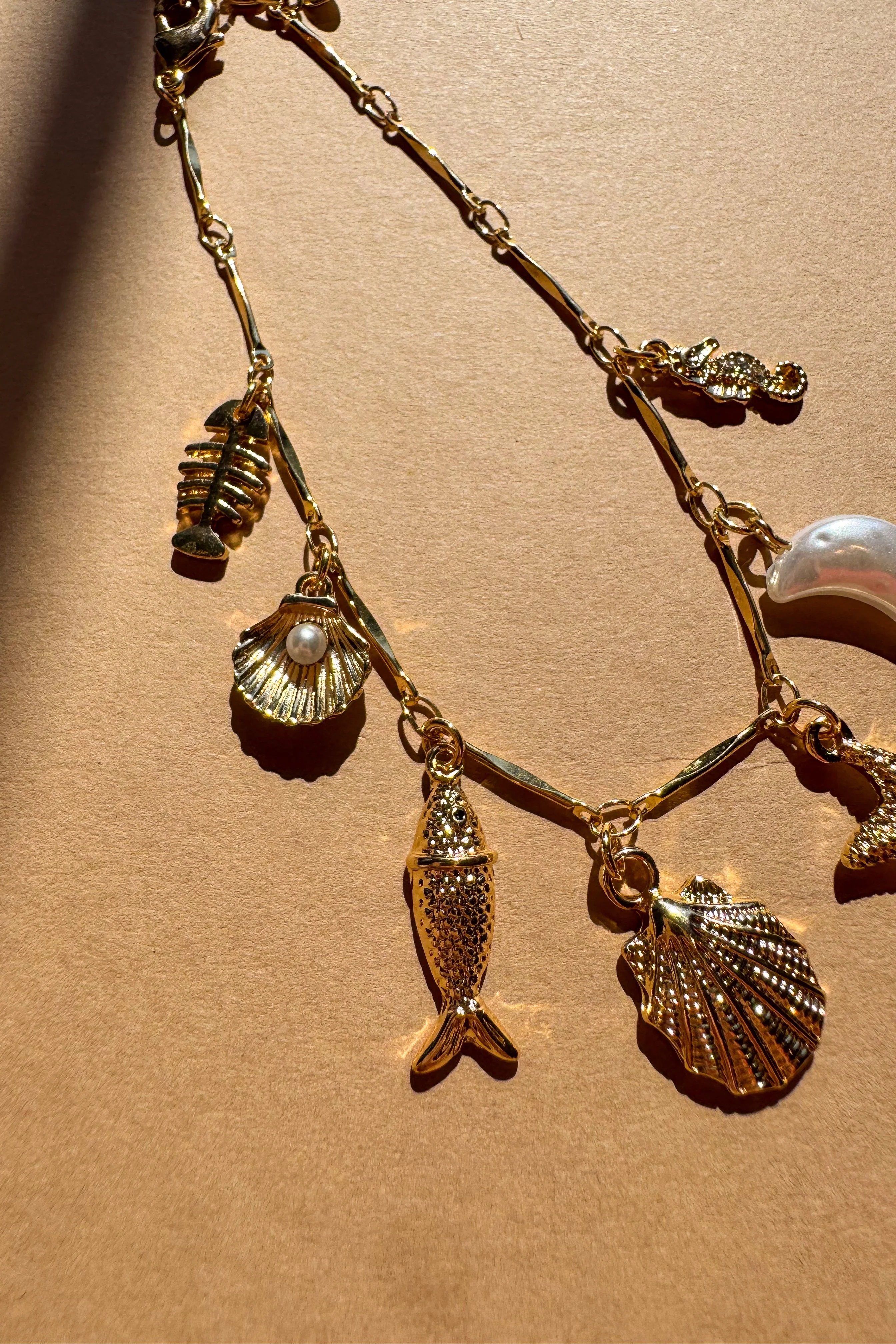 Genevieve Gold Coastal Charm Bracelet - Image 2
