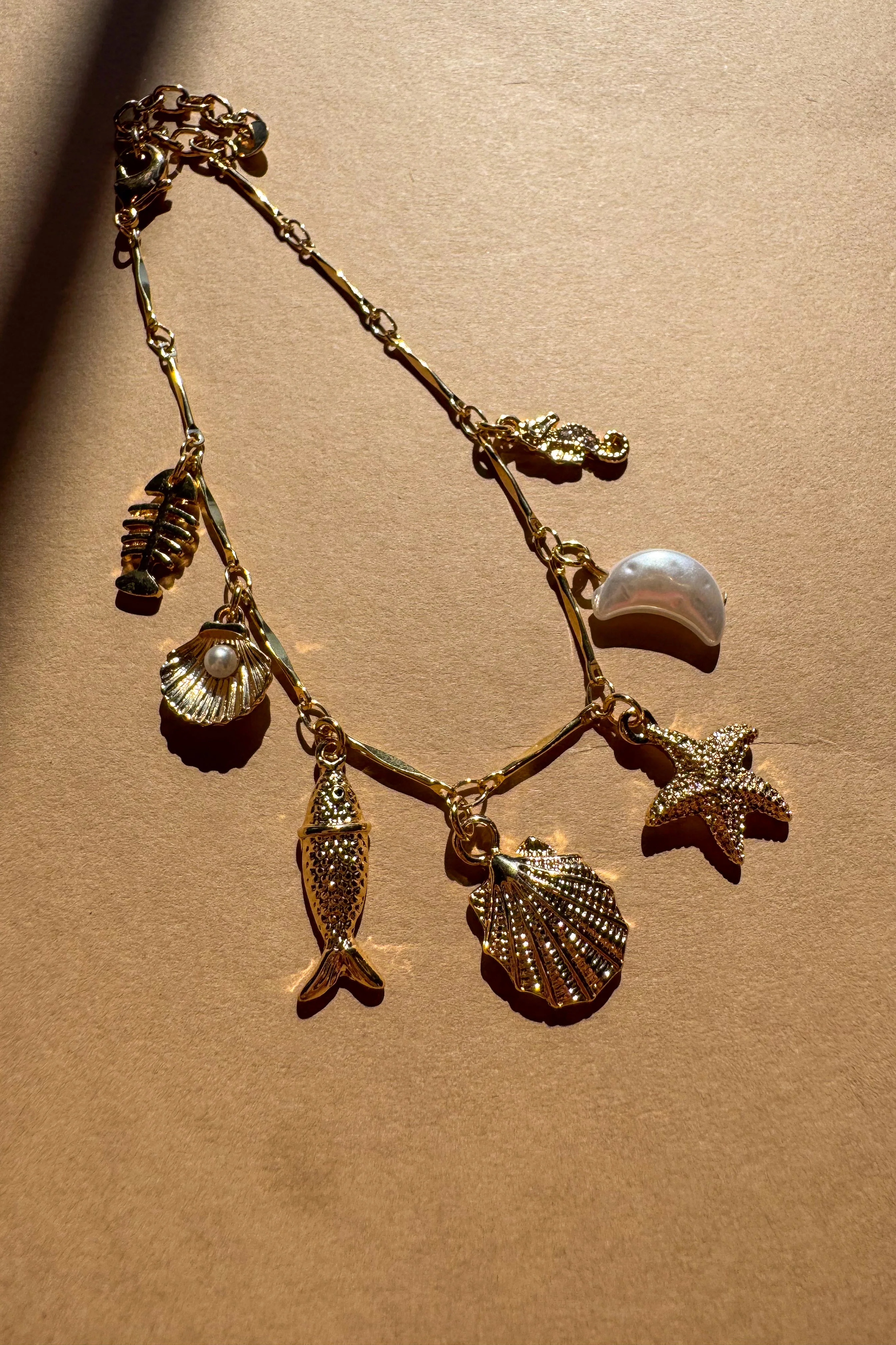 Genevieve Gold Coastal Charm Bracelet - Image 3