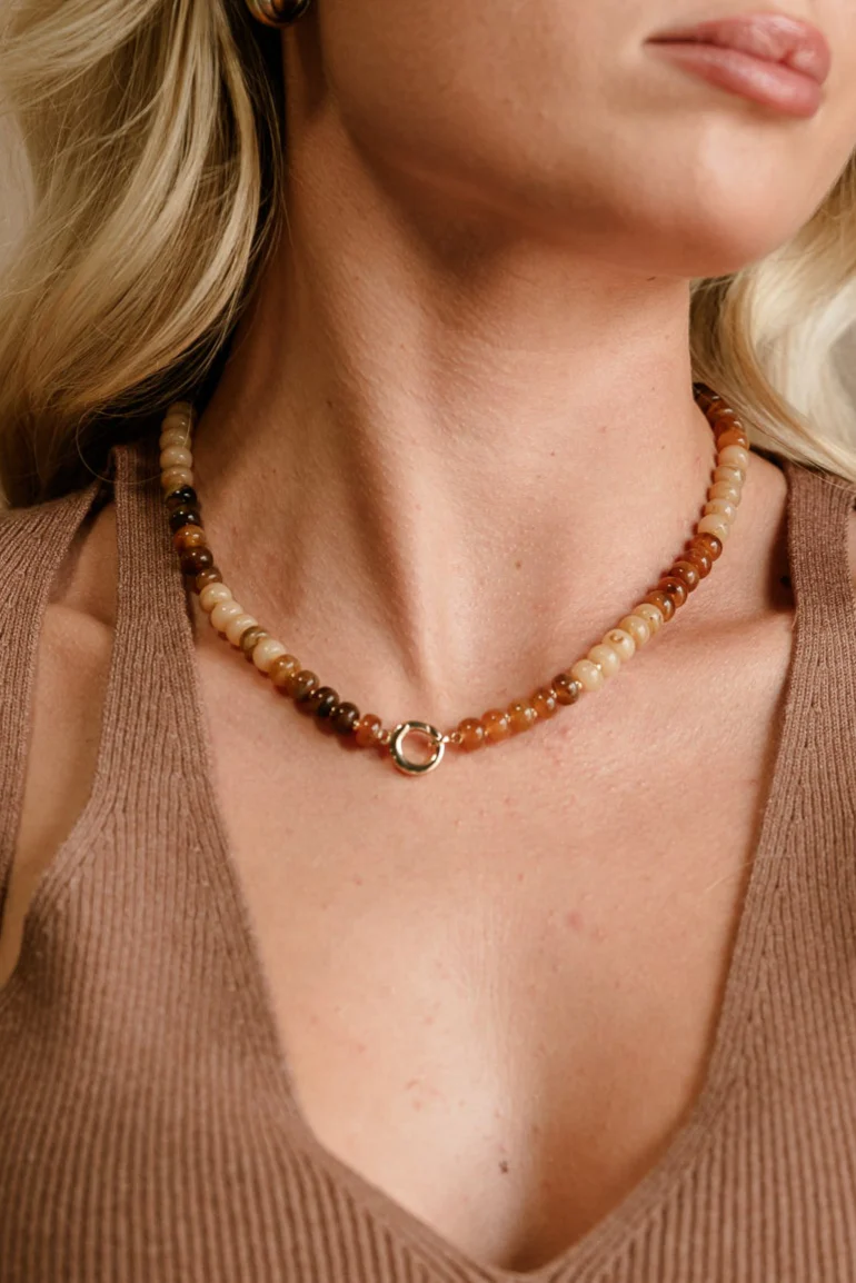 Georgina Brown Multi Beaded Necklace