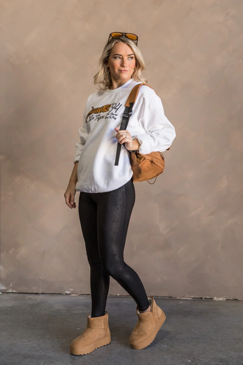 Girl Champs Tiger Long Sleeve Sweatshirt - Image 2