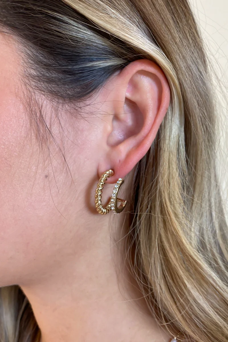 Girl's Night Hoop Earrings