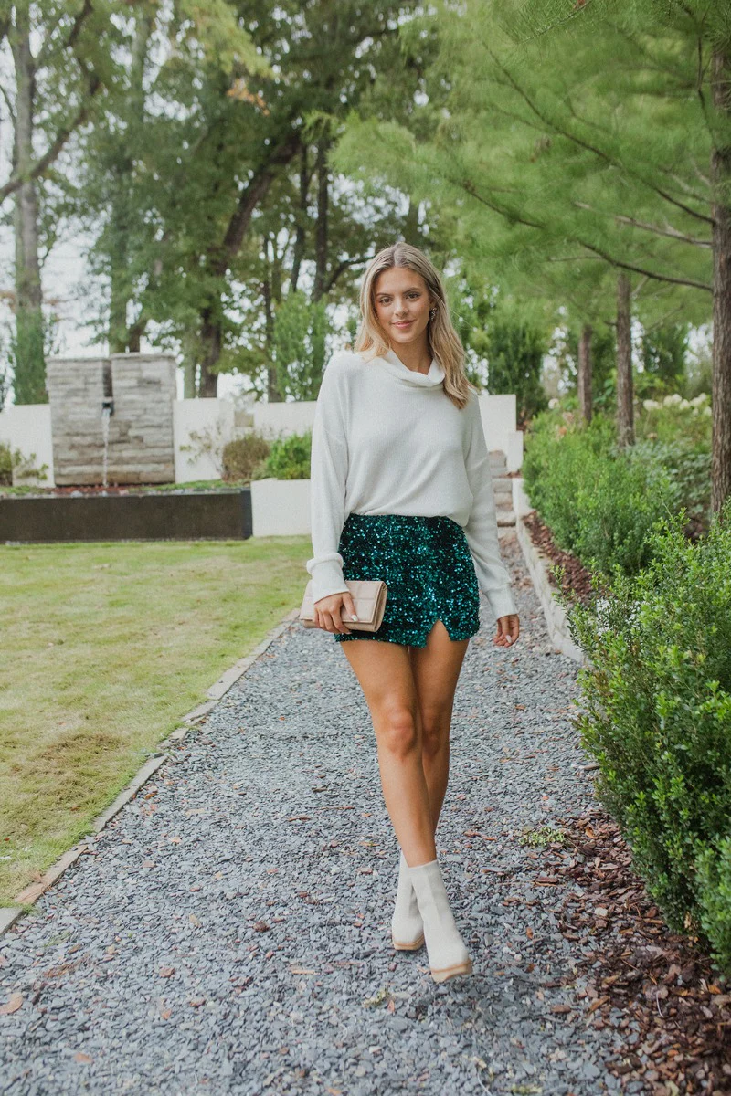 Girl's Night Sequin Skirt - Image 2