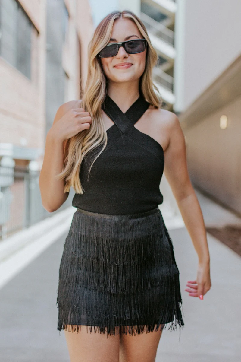 Girls Want To Have Fun Fringe Skirt