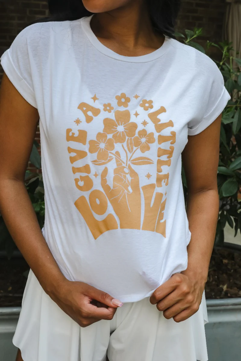 Give A Little Love Graphic Tee - Image 3