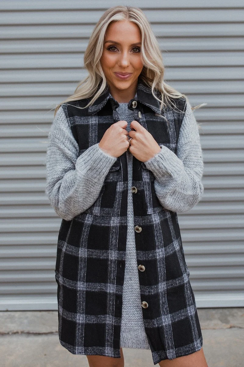 Go Your Own Way Plaid Vest