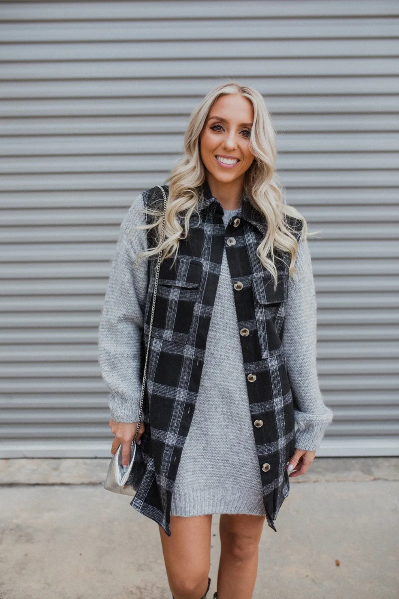 Go Your Own Way Plaid Vest - Image 3