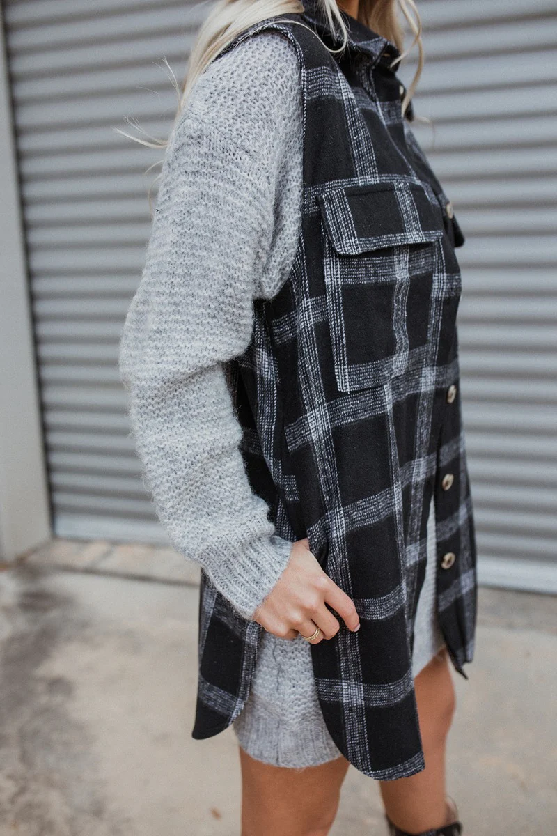 Go Your Own Way Plaid Vest - Image 4