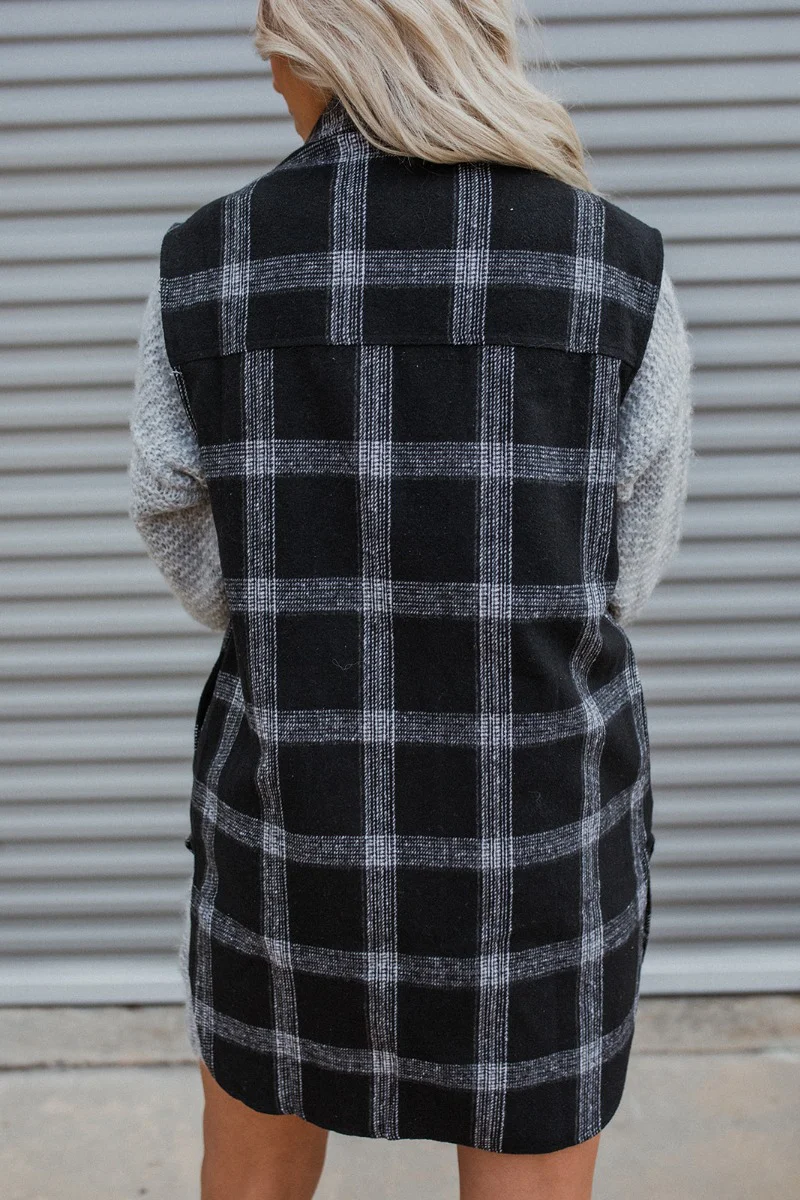 Go Your Own Way Plaid Vest - Image 5