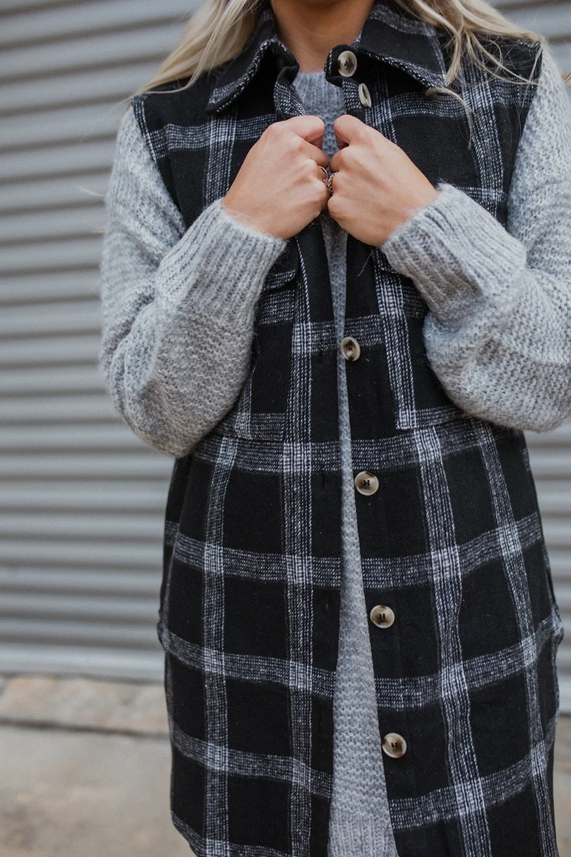 Go Your Own Way Plaid Vest - Image 7