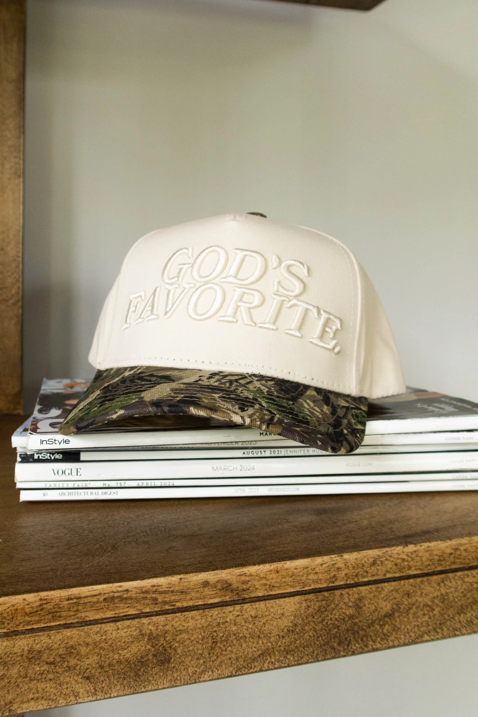 God's Favorite Camo Trucker Hat - Image 5