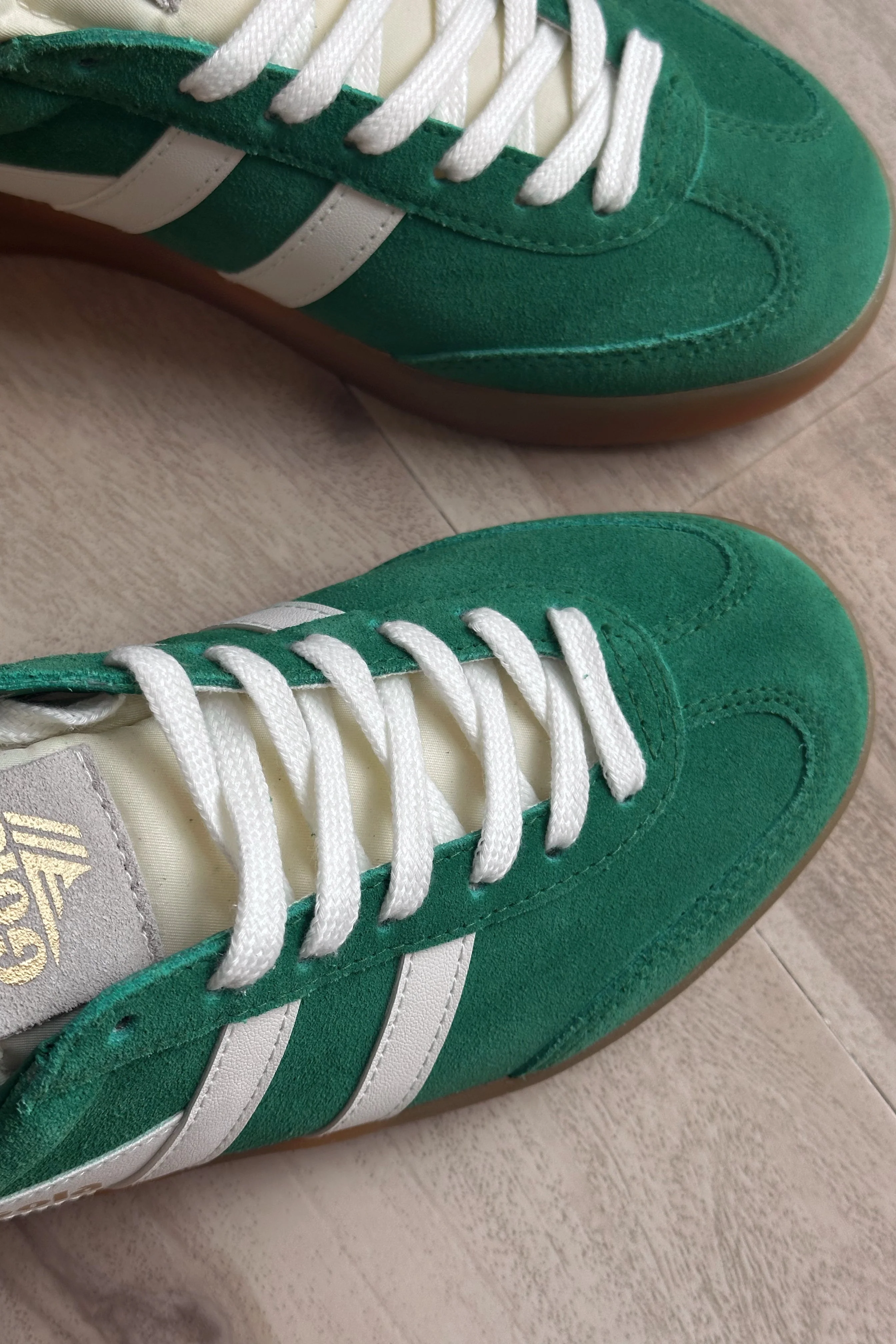 Gola Cyclone Emerald Terracotta Suede Sneaker - Image 11