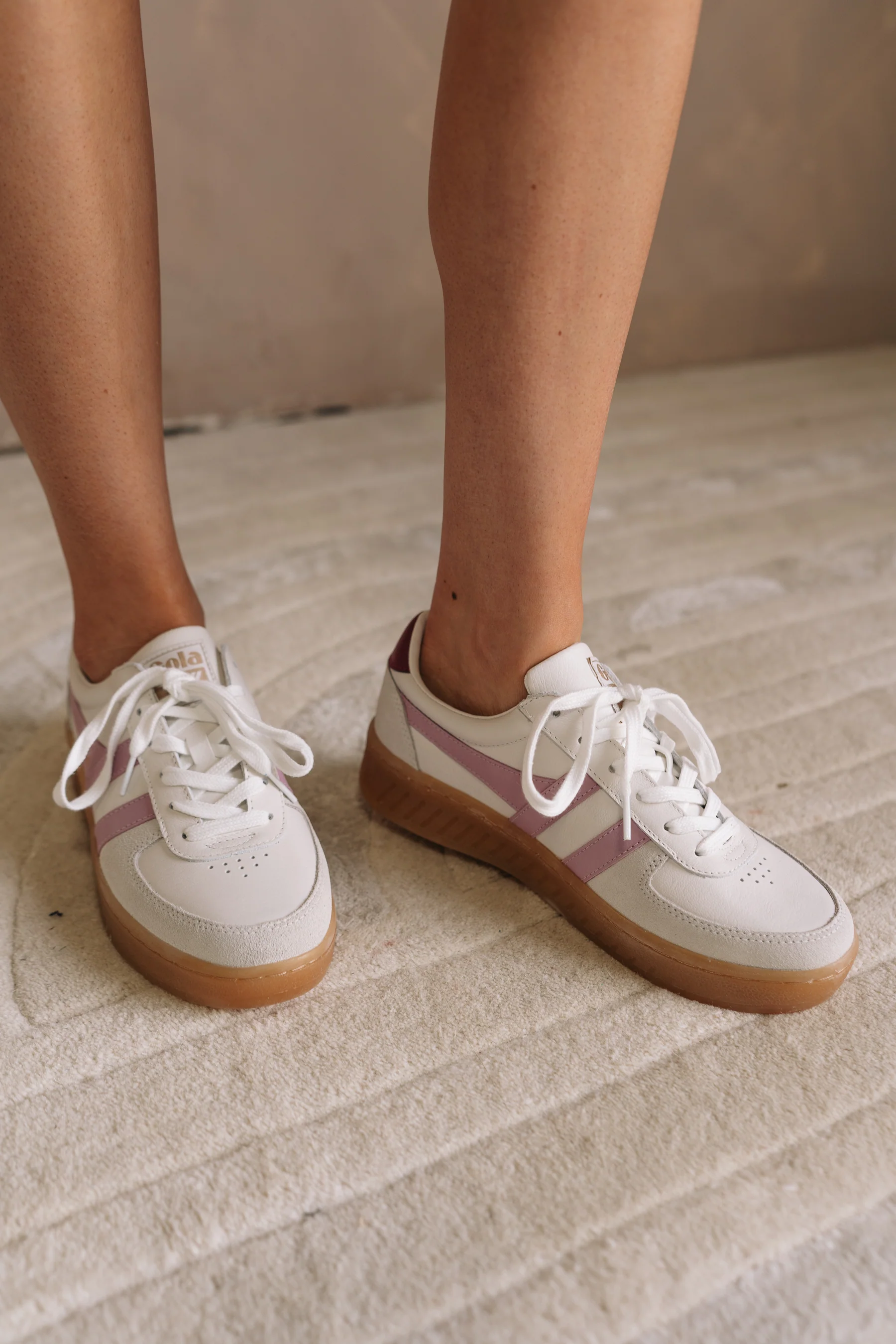 Gola Grandslam Elite White Candy Sneaker
