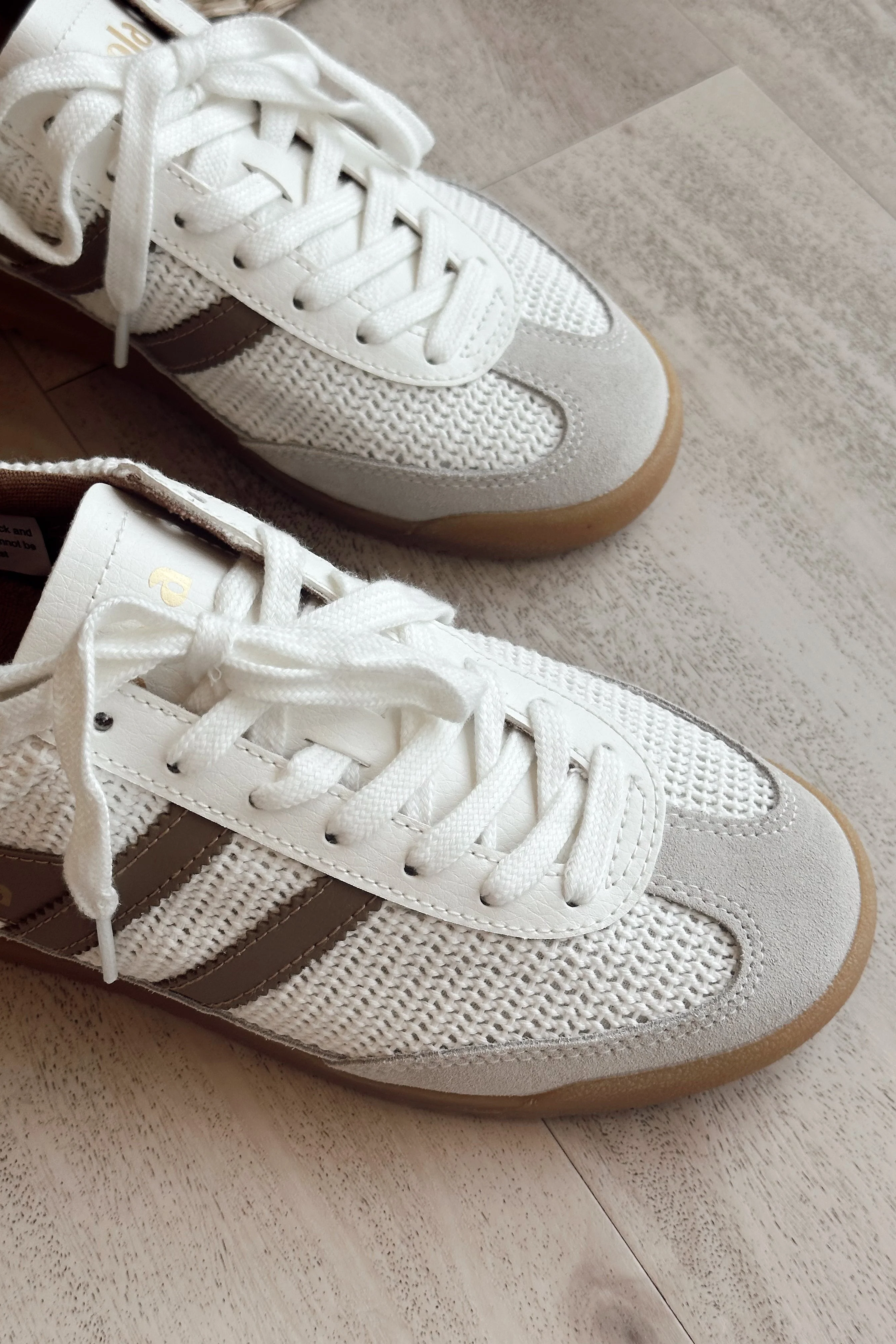 Gola Tornado Zephyr Off White Light Caramel Sneaker - Image 6