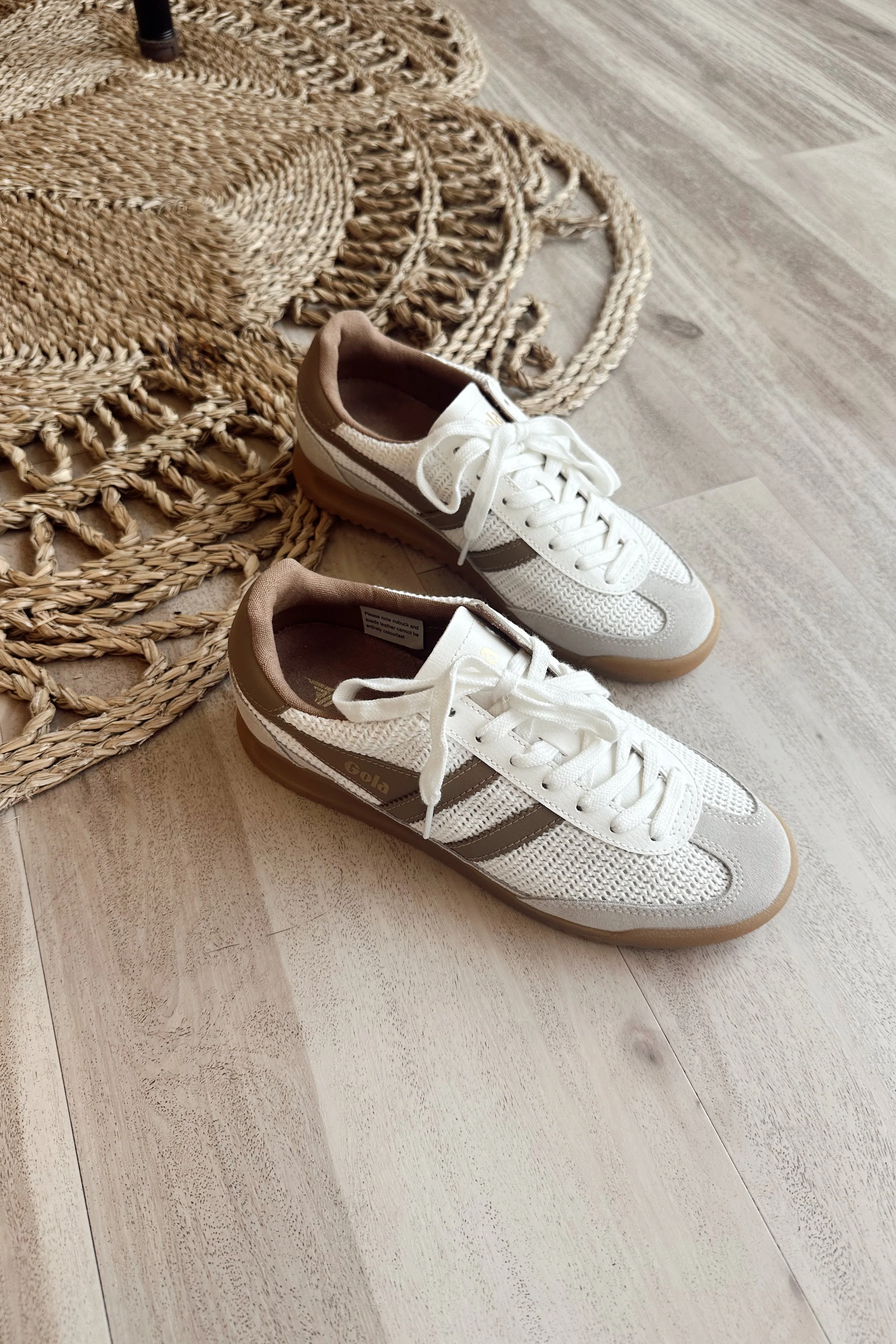 Gola Tornado Zephyr Off White Light Caramel Sneaker - Image 7