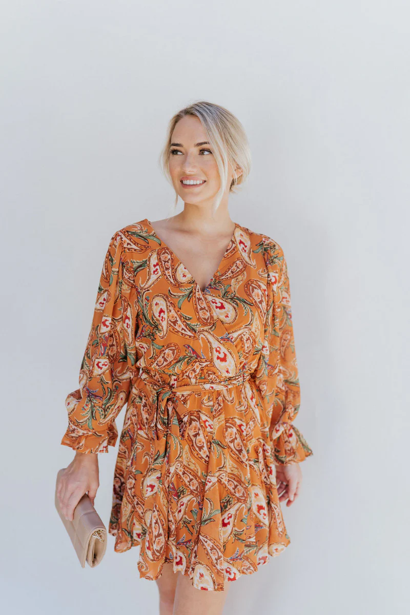 Golden Hour Paisley Dress - Image 2