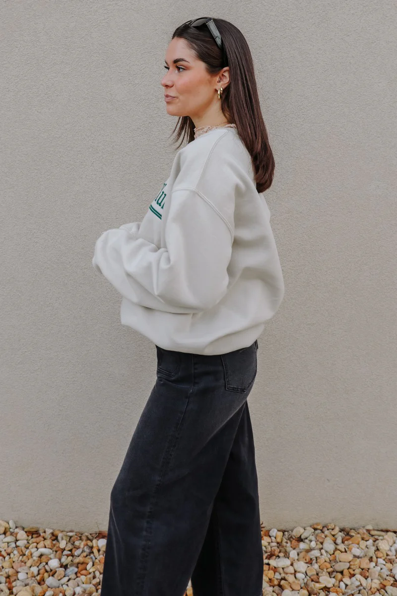 Golf Club Beige & Green Sweatshirt - Image 5