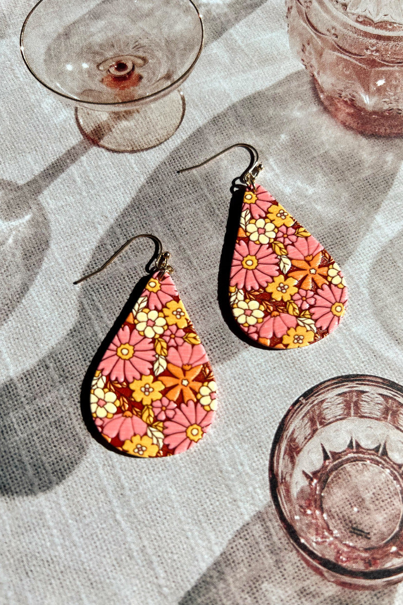 Good Day Earrings in Pink