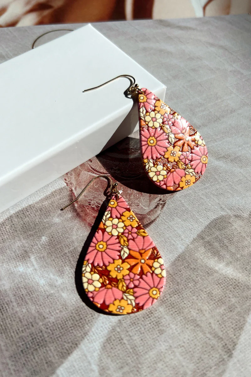 Good Day Earrings in Pink - Image 2