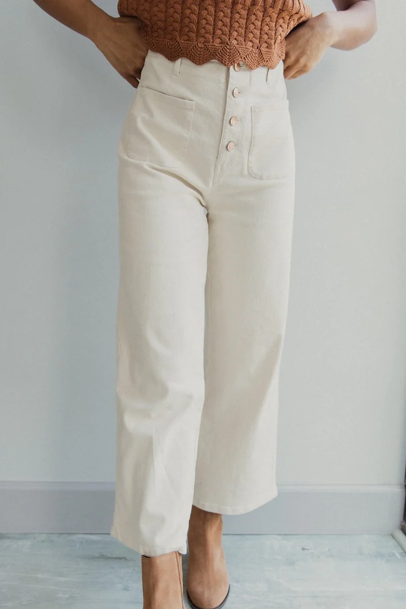 Good Day Pants in Cream