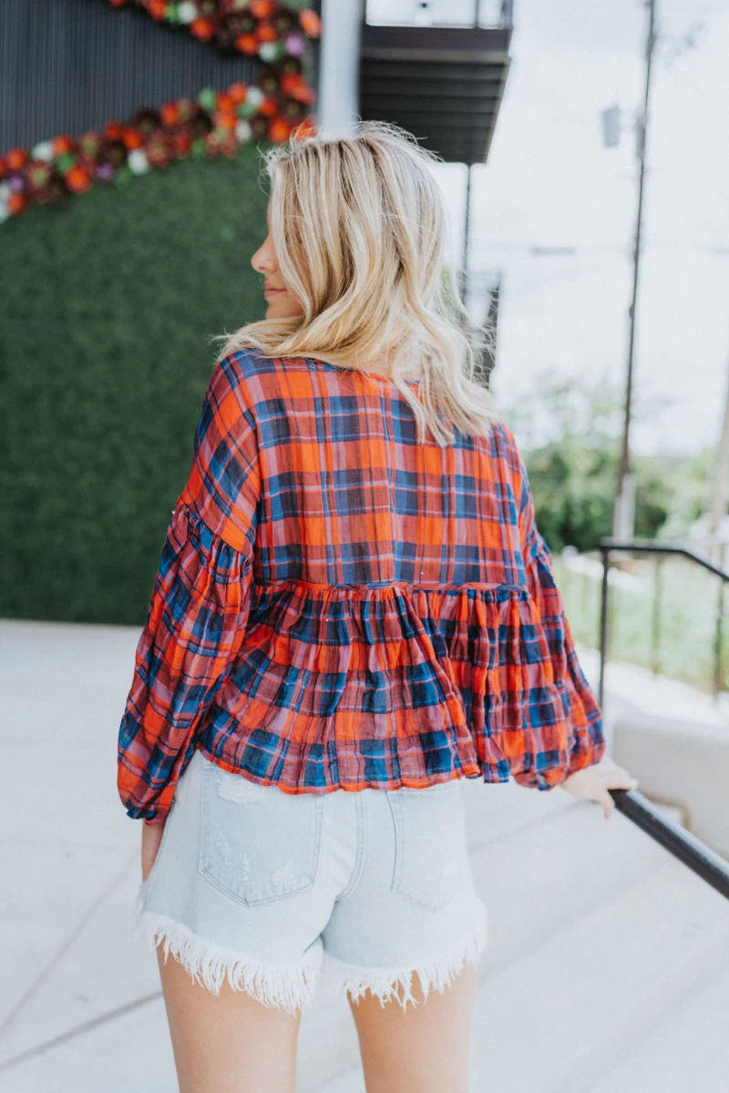 Good Life Plaid Top - Image 10