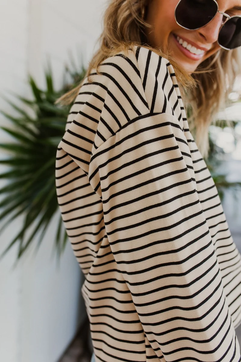 Hamptons Striped Sweatshirt - Image 6