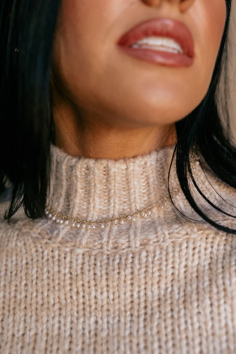 Hanna Pearl & Gold Necklace