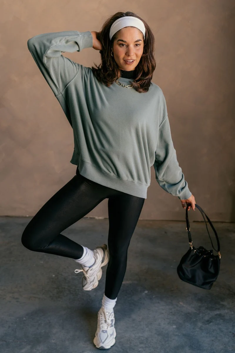 Hannah Green Crew Neck Sweatshirt