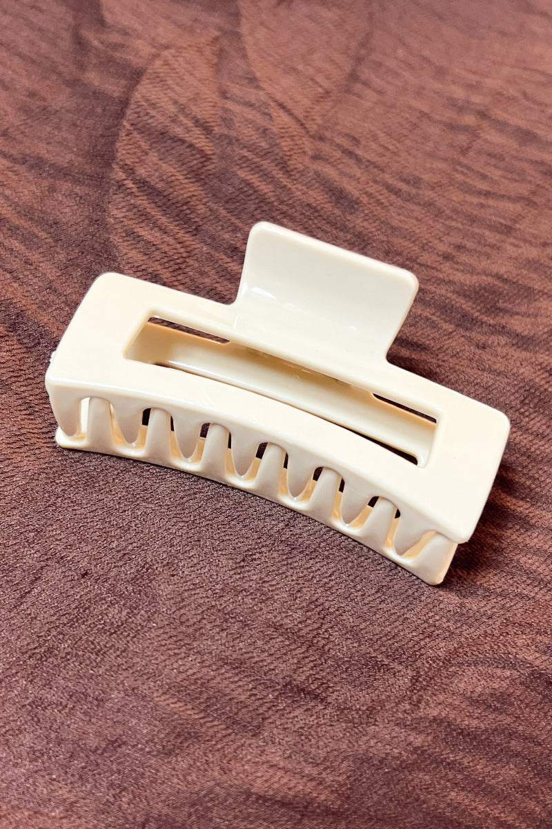 Harper Hair Clip in Cream - Image 2