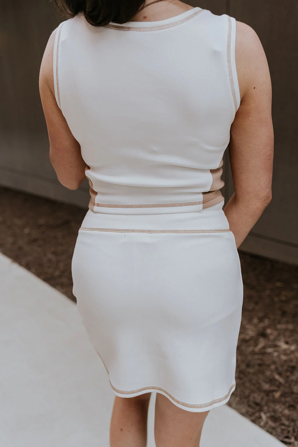 Hayden Cream & Mocha Skort - Image 6