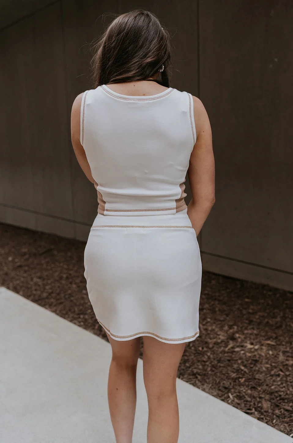 Hayden Cream & Mocha Skort - Image 7