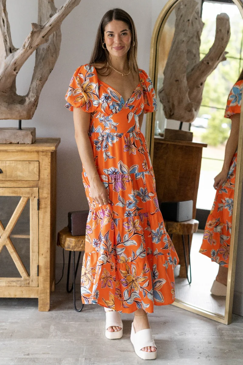 Heading To Paradise Midi Dress