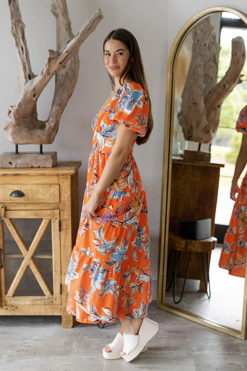 Heading To Paradise Midi Dress - Image 3