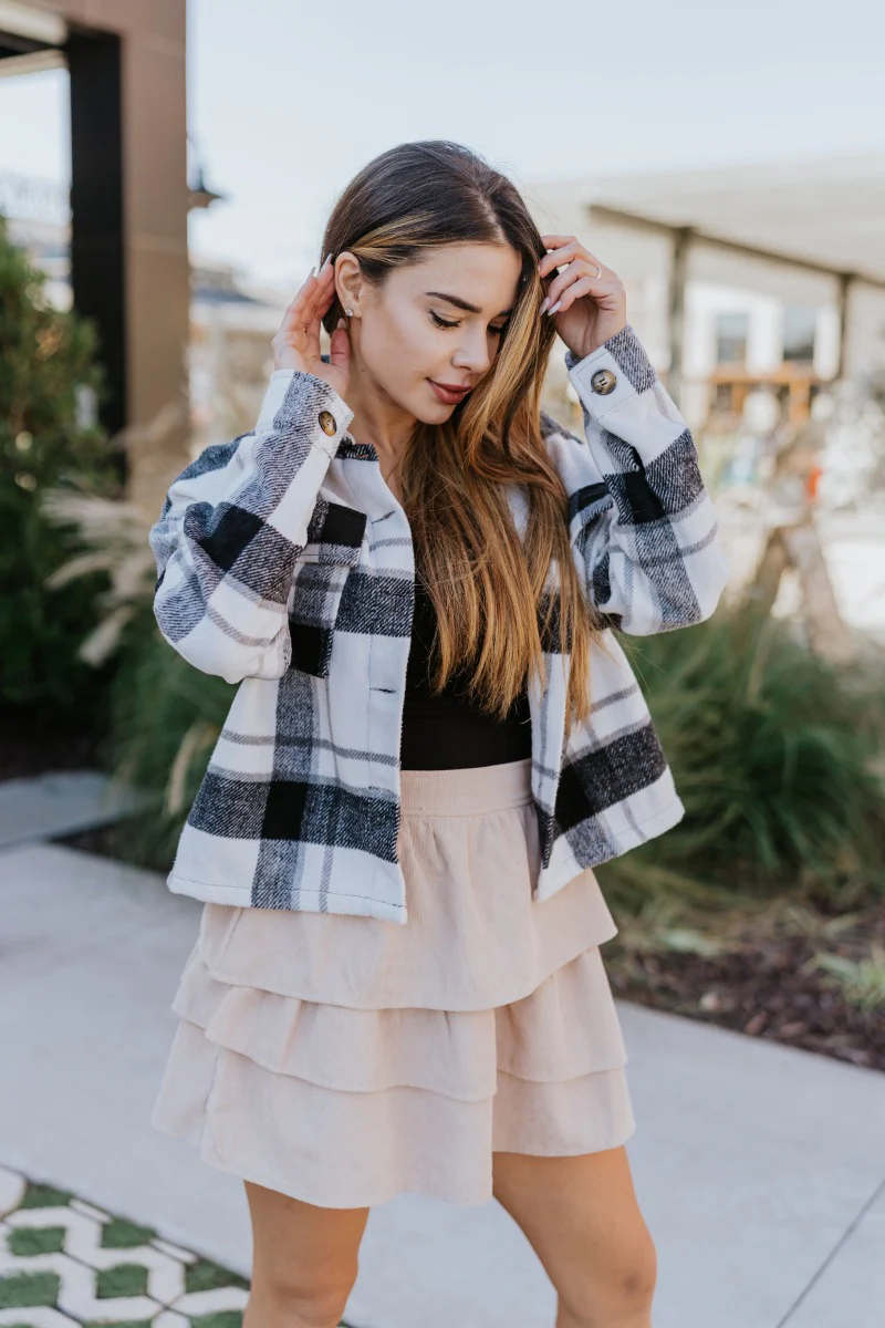 Heading West Plaid Shacket