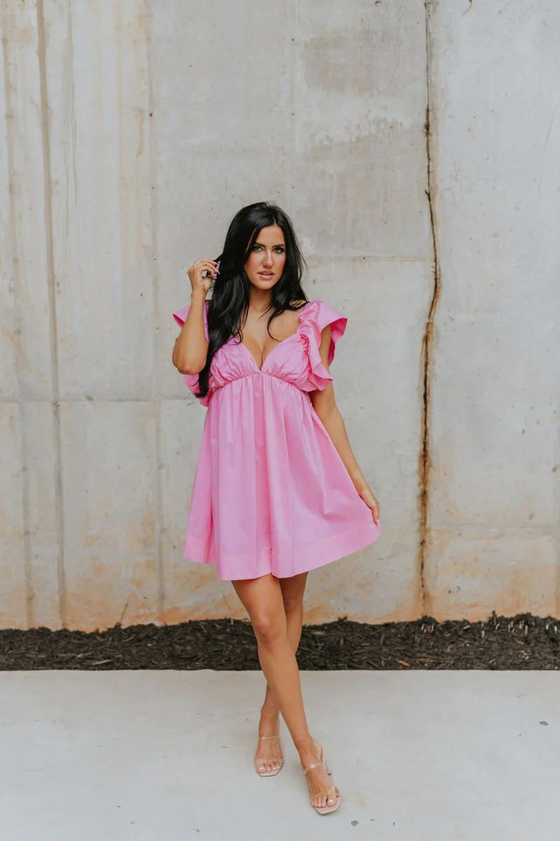 Heart Breaker Dress in Pink - Image 2