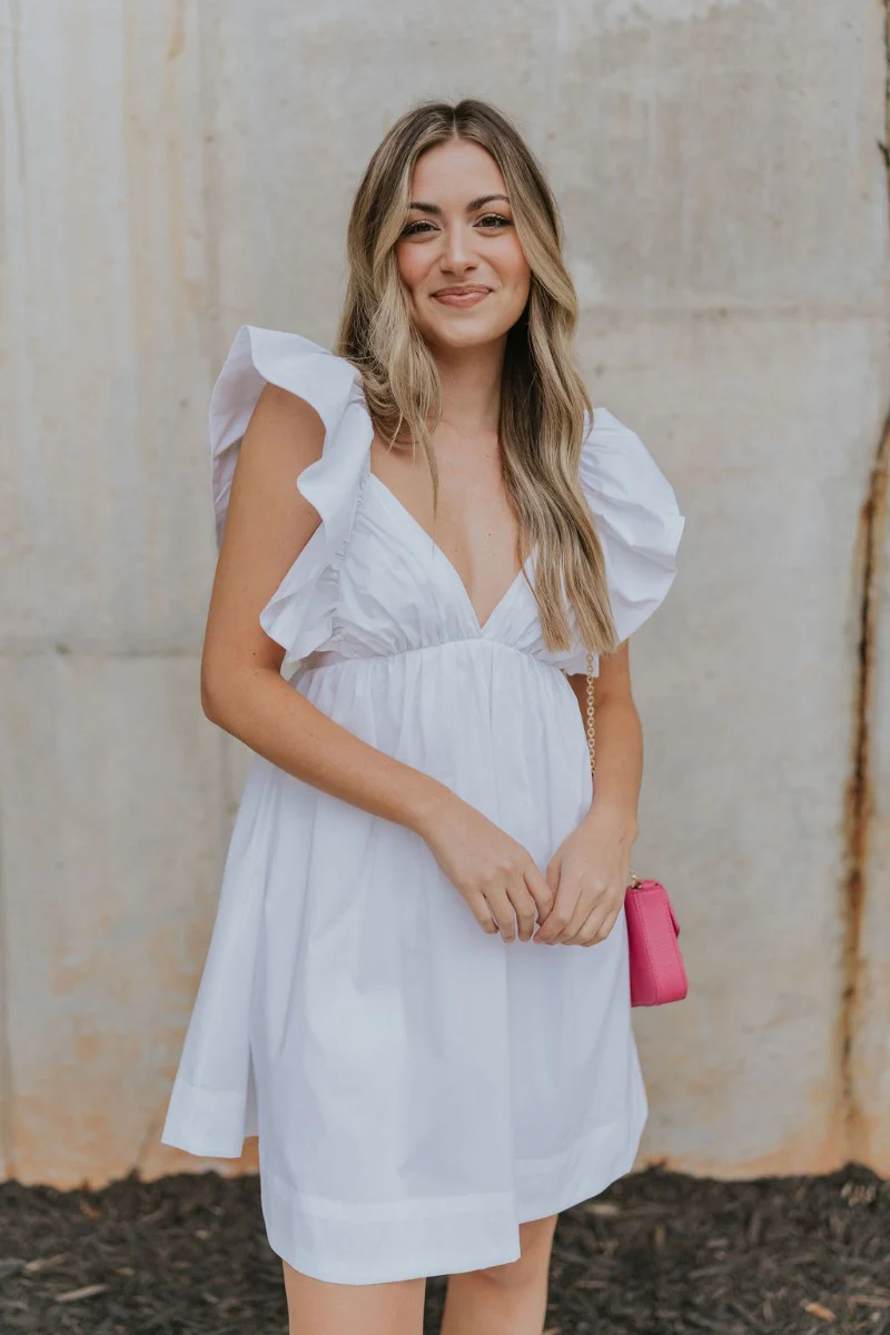 Heart Breaker Dress in White