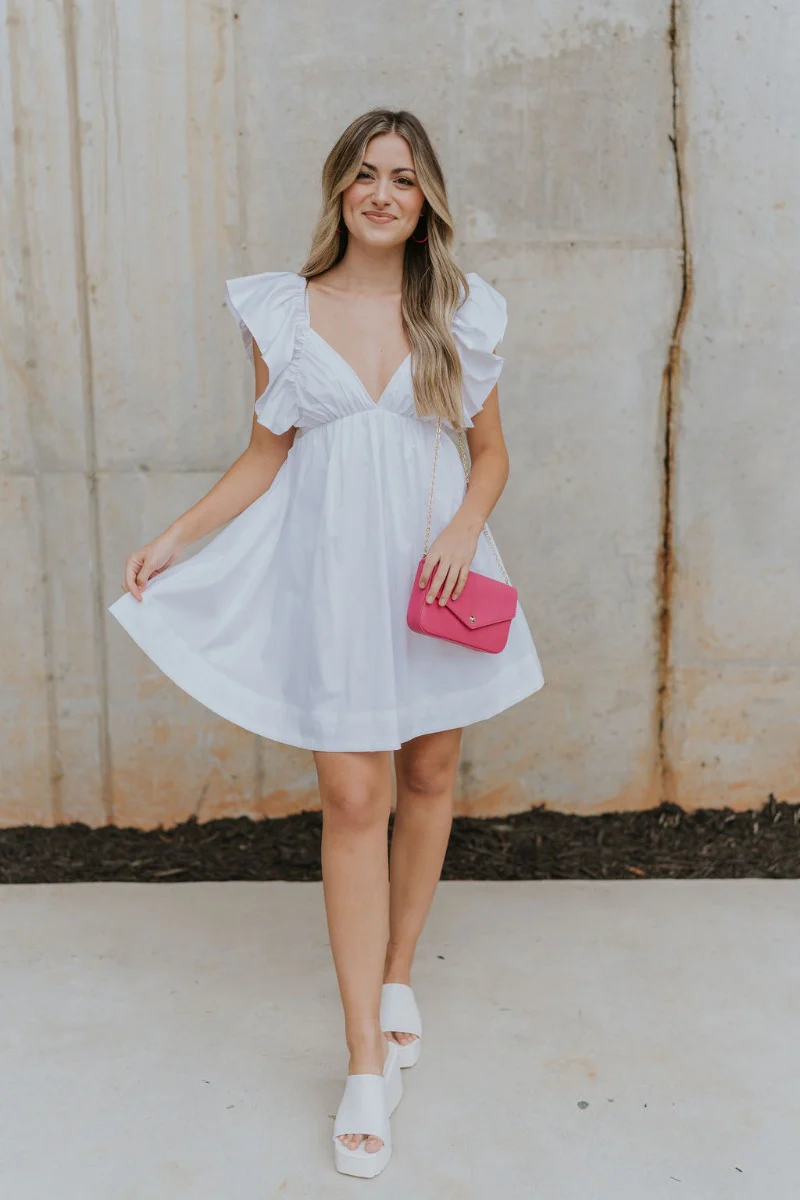 Heart Breaker Dress in White - Image 2