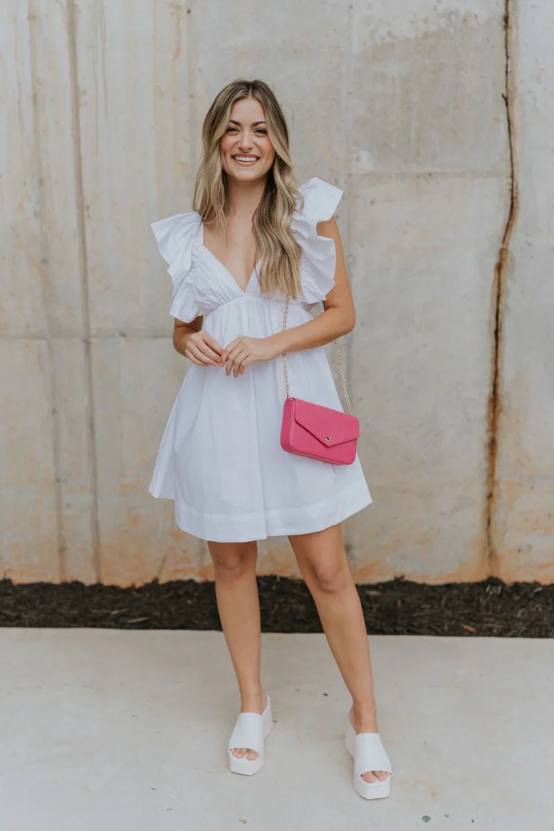 Heart Breaker Dress in White - Image 3