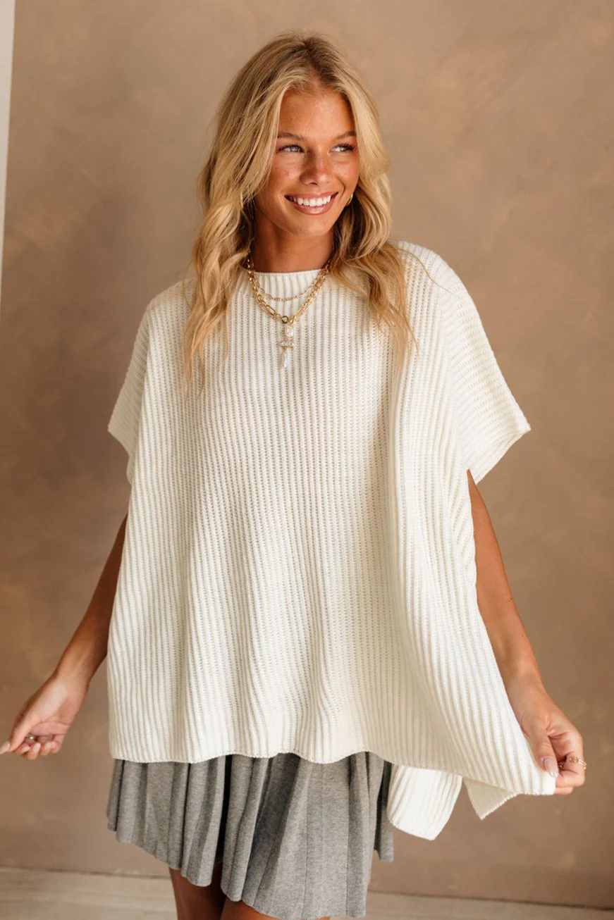 Heather Oversized Sweater - Image 22