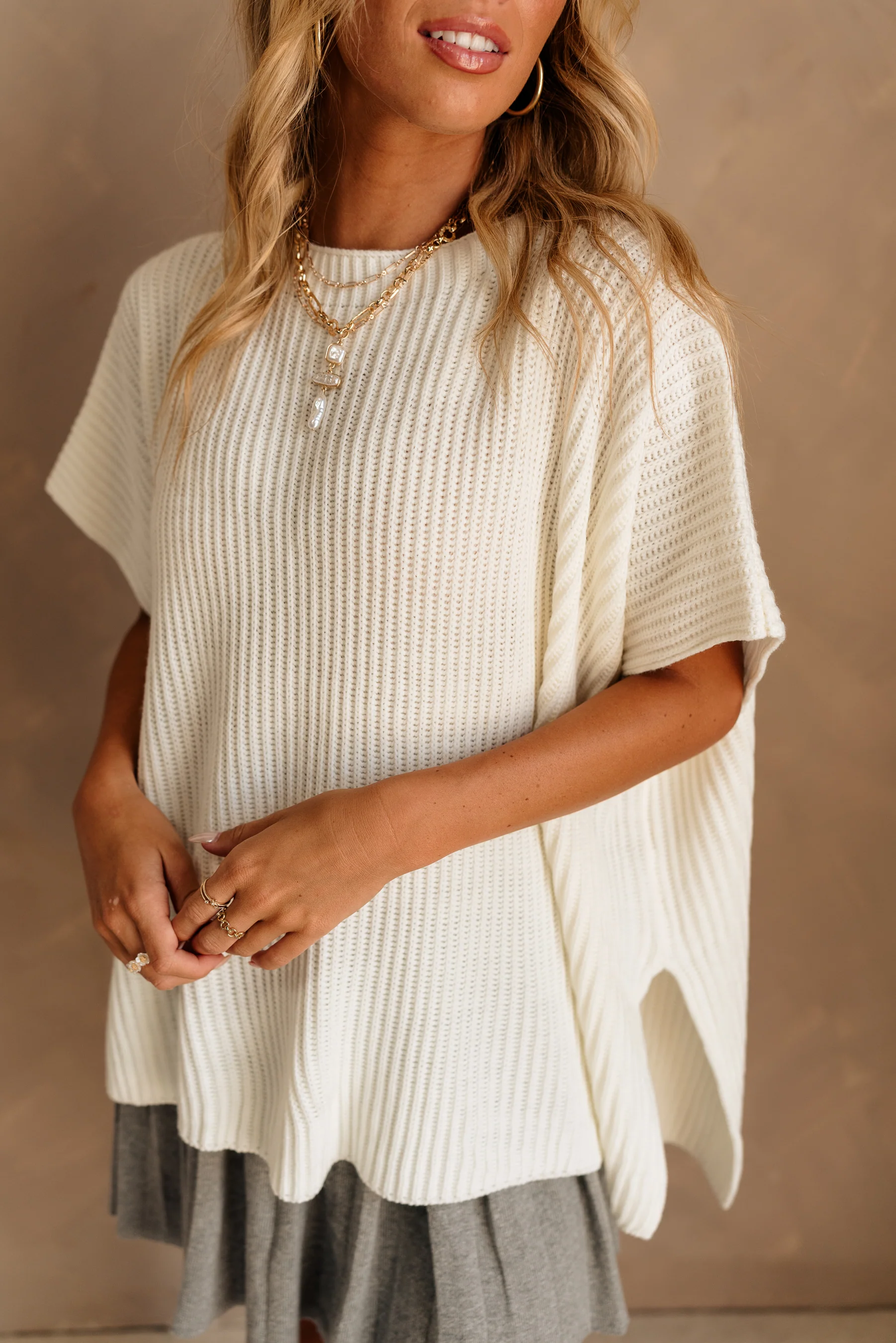 Heather Oversized Sweater - Image 24