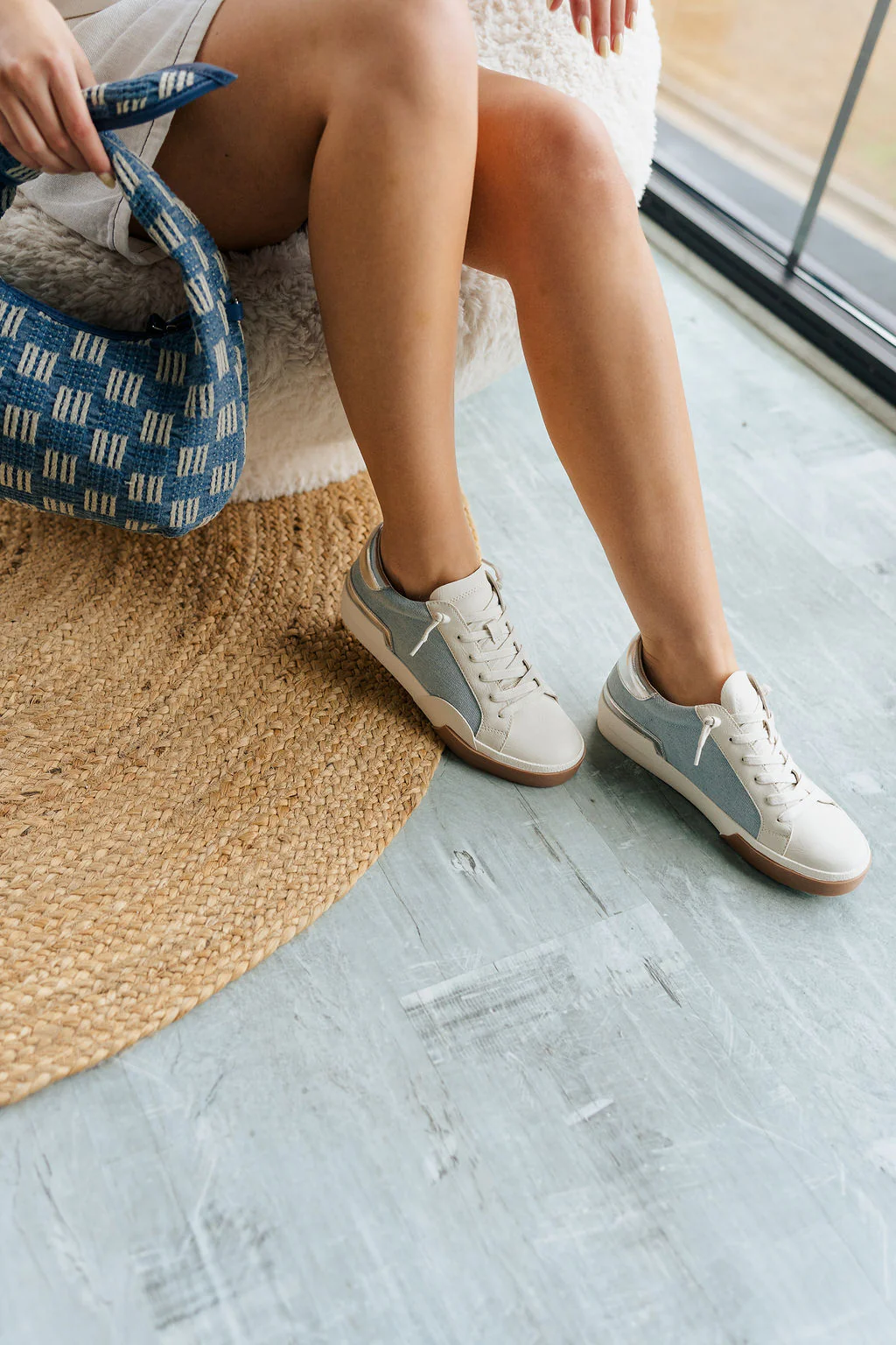 Helix Sneaker in Denim