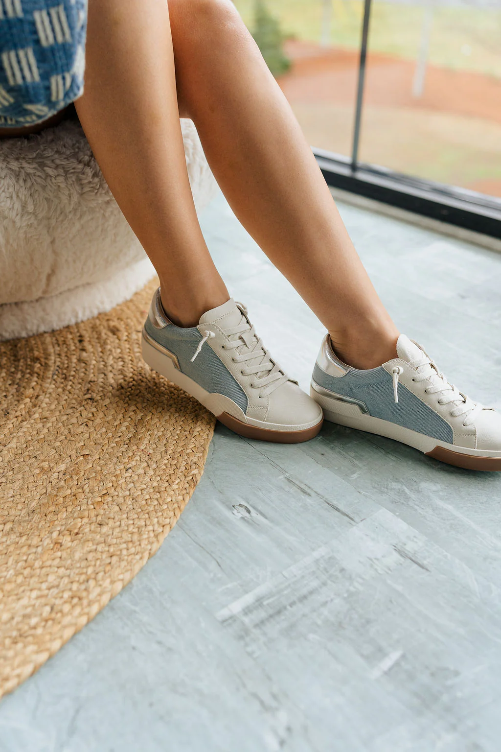 Helix Sneaker in Denim - Image 3